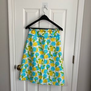 Lilly Pulitzer Skirt A line mid length skirt Sz 12